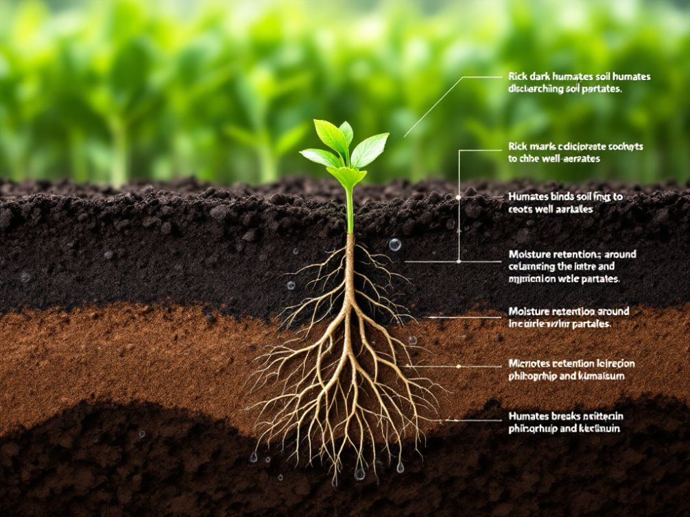 Humic Acid Powder mechanism diagram